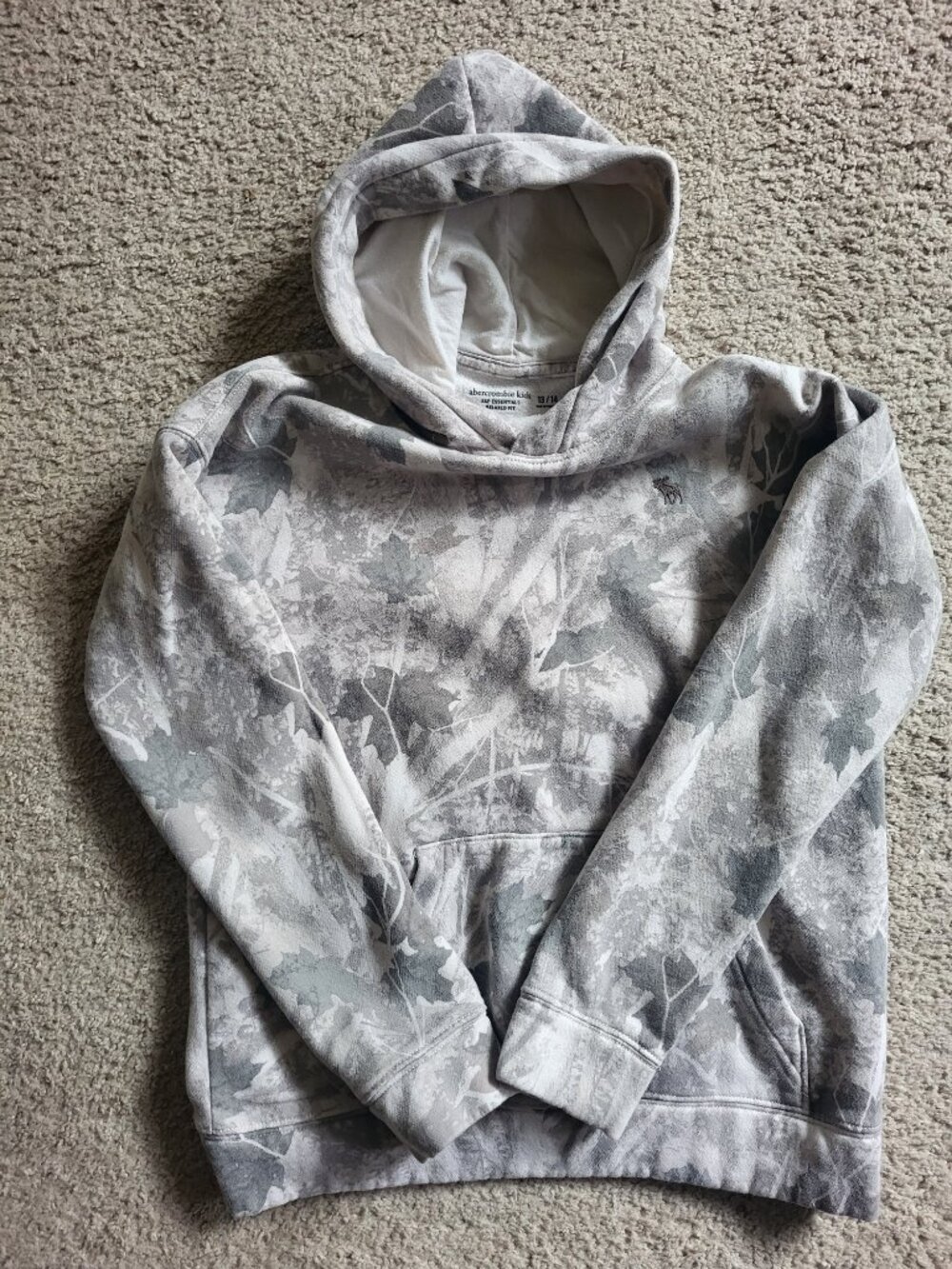 Youth Unisex Abercrombie Sweat Top – Camo Pattern (Y 13/14)